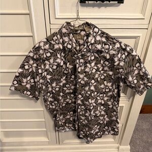 Floral Patterned Casual Button Down Shirt